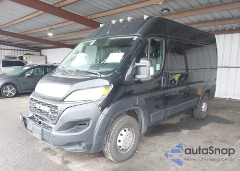 2023 Ram Promaster 2500 High Roof 136 Wb z USA, uszkodzony, nr VIN 3C6LRVCG1PE529524